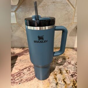 Stanley Matte Teal Travel Mug with Handle